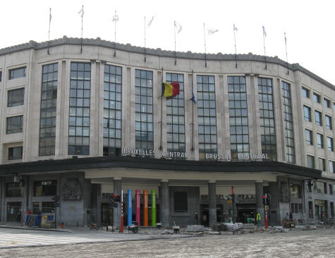 Brussels Central Train Station - Gare de Bruxelles Central