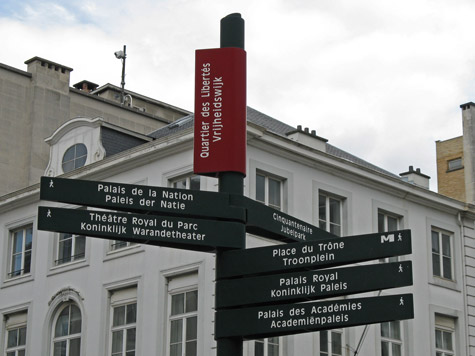 Maps of Brussels, Belgium and Region